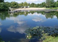 Foto: Heike Benkmann<br>Naturbad Beckersberg im Juni 2019