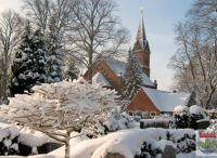 Foto: Heike Benkmann<br>Friedhof im Winterkleid