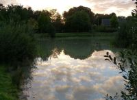 Foto: Susanne Nähr<br>Sonnenuntergang im Bürgerpark