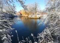 Foto: Heike Benkmann<br>Der Winter sagt nochmal: "Hallo!" - Am Wöddel im März 2023