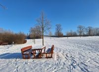 Foto: Heike Benkmann<br>Bürgerpark - Oben blau, unten weiß