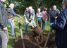 Foto: Heike Benkmann<br>Einheitsbuddeln am Tag der Deutschen Einheit (03.10.2019)